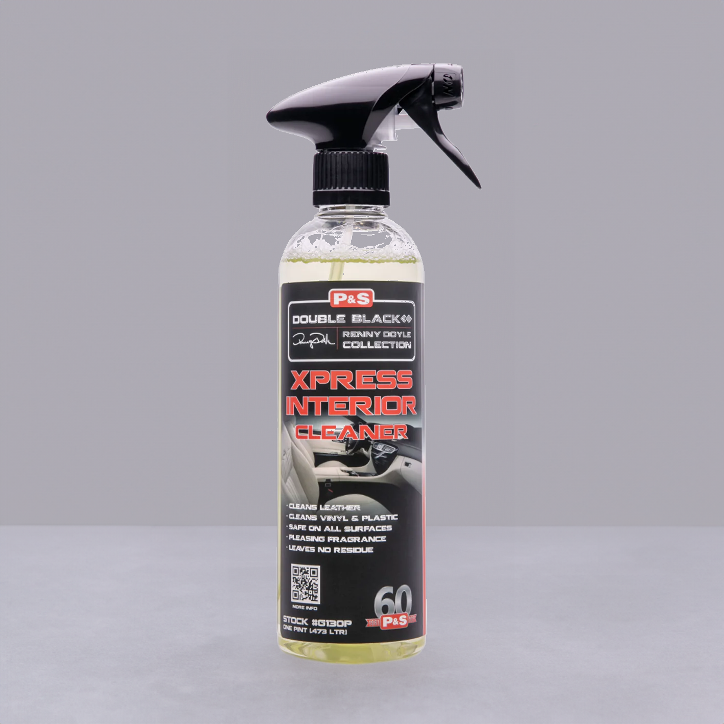  P&S Professional Detail Products - Xpress Interior Cleaner -  Perfect for Cleaning All Vehicle Interior Surfaces of Traffic Marks, Dirt,  Grease, and Oil; Works on Leather, Vinyl, and Plastic (1 Quart) : Automotive